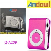 Επαναφορτιζόμενο MP3 player ροζ Q-A209 ANDOWL