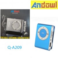 Επαναφορτιζόμενο MP3 player μπλε Q-A209 ANDOWL
