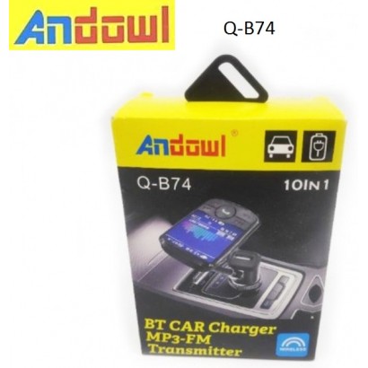 FM MP3 Bluetooth αναπτήρα αυτοκινήτου Q-B74 ANDOWL 0455