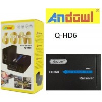 Συσκευή επέκτασης HDMI με CAT5E-CAT6 60m 4K Q-HD6 ANDOWL