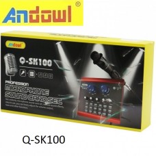 Κάρτα ήχου και μικρόφωνο στούντιο Q-SK100 ANDOWL