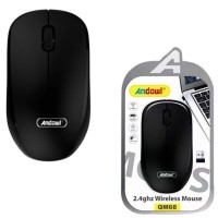 Ασύρματο οπτικό ποντίκι υπολογιστή μαύρο 2.4ghz QM68 ANDOWL