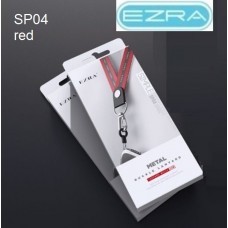 Κορδόνι λαιμού κινητού τηλεφώνου κόκκινο SP04 EZRA