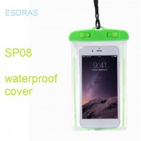 Αδιάβροχο προστατευτικό κρεμαστό τσαντάκι τηλεφώνου πράσινο SP08 ESDRAS
