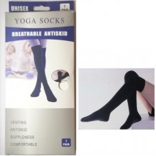 Μακριές κάλτσες γιόγκα μαύρες 1 ζευγάρι 15780-14