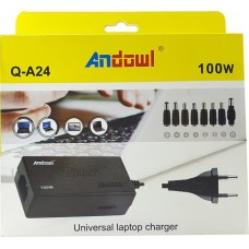 Universal τροφοδοτικό για Laptop 100W Andowl Q-A24