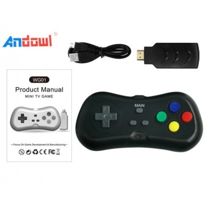 Ασύρματη κονσόλα 200 παιχνιδιών 2.4G wireless game dongle Andowl Q-A43
