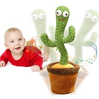 Παιδικό παιχνίδι κάκτος που χορεύει, τραγουδάει και επαναλαμβάνει επαναφορτιζόμενο- Dancing και Singing Cactus 0303