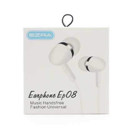 Ακουστικά κινητού in ear EZRA Ep08, λευκά