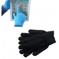 Γάντια για iphone, ipad, συσκευές με οθόνη αφής  μαύρο