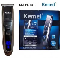 Επαναφορτιζόμενη ηλεκτρική κουρευτική μηχανή μαλλιών KM-PG101 KEMEI