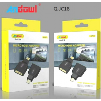 Μετατροπέας Micro HDMI Q-JC18 ANDOWL 12 τεμάχια