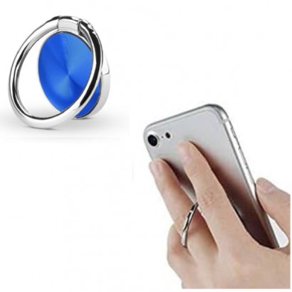 Βάση στήριξης κινητού-δαχτυλίδι στρογγυλή μπλε