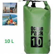Αδιάβροχη τσάντα παραλίας Ocean Pack 10L λαδί