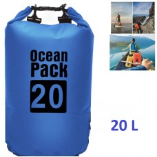 Αδιάβροχη τσάντα παραλίας Ocean Pack 20L μπλε