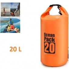 Αδιάβροχη τσάντα παραλίας Ocean Pack 20L πορτοκαλί