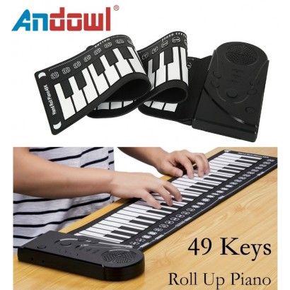 Ευλύγιστο πιάνο αφής με 49 πλήκτρα Andowl Q-GQ001