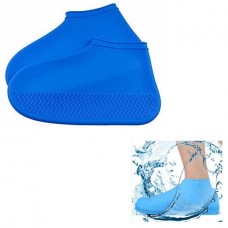 Αδιάβροχα καλύμματα παπουτσιών από σιλικόνη παιδικά μπλε Νο 30-34 0518