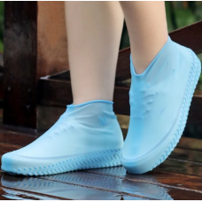 Αδιάβροχα καλύμματα παπουτσιών από σιλικόνη παιδικά θαλασσί  Νο 30-34 0518