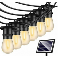 LED ηλιακοί λαμπτήρες σε καλώδιο 10m