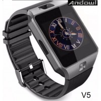 Έξυπνο ρολόι πολλαπλών λειτουργιών μαύρο V5 ANDOWL 3185