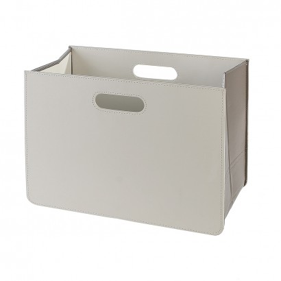 Θήκη Για Περιοδικά ArteLibre Λευκό Δερματίνη-Ύφασμα 19x40x30cm Θήκη Για Περιοδικά ArteLibre Λευκό Δερματίνη-Ύφασμα 19x40x30cm