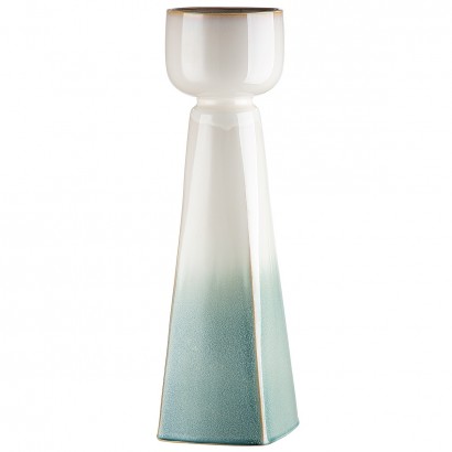 Κασπώ ArteLibre Τιρκουάζ-Μπεζ Κεραμικό 15x15x50.5cm