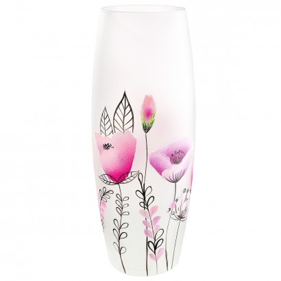 Βάζο ArteLibre Λουλούδια Πολύχρωμο Γυαλί 39.4cm