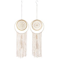 Διακοσμητικό Κρεμαστό ArteLibre Μάτι Χρυσό Μέταλλο-Ύφασμα 24x95cm Σε 2 Σχέδια