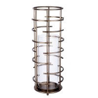 Φανάρι ArteLibre Σαμπανί-Διάφανο Μέταλλο-Γυαλί 46.5cm