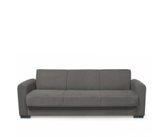 Καναπές Κρεβάτι Τριθέσιος ArteLibre HOMER Γκρι 226x78x78cm