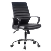 Καρέκλα Γραφείου ArteLibre SANDY Μαύρο PU 57x60x96-106cm