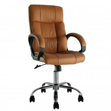 Καρέκλα Γραφείου ArteLibre AMON Camel PVC 57x69x103-111cm Καρέκλα Γραφείου ArteLibre AMON Camel PVC 57x69x103-111cm