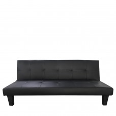Καναπές Κρεβάτι Τριθέσιος ArteLibre NAHELE Μαύρο PU 179x82.5x78cm Καναπές Κρεβάτι Τριθέσιος ArteLibre NAHELE Μαύρο PU 179x82.5x78cm