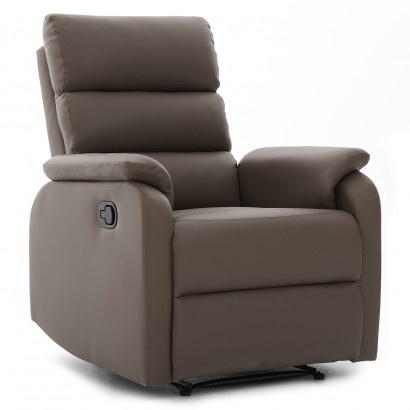 Πολυθρόνα Ανακλινόμενη ArteLibre TALITHA Καφέ PU 79x97x101cm Πολυθρόνα Ανακλινόμενη ArteLibre TALITHA Καφέ PU 79x97x101cm