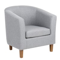 Πολυθρόνα ArteLibre FIORELLA Γκρι Ύφασμα 73x69x75cm