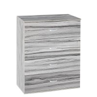 Συρταριέρα ArteLibre WHITBY Γκρι Μοριοσανίδα-Μελαμίνη 80x40x100cm