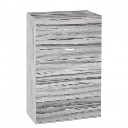 Συρταριέρα ArteLibre AURORA Γκρι Μοριοσανίδα-Μελαμίνη 60x40x108cm Συρταριέρα ArteLibre AURORA Γκρι Μοριοσανίδα-Μελαμίνη 60x40x108cm