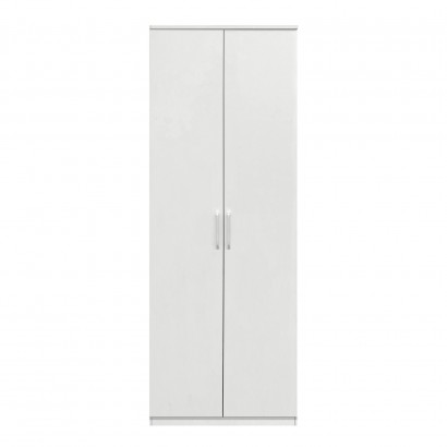 Ντουλάπα Δίφυλλη ArteLibre REIDUN Λευκό Μοριοσανίδα 60x50x195cm