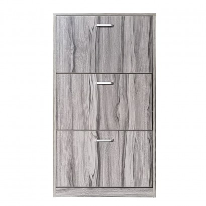 Παπουτσοθήκη ArteLibre GYDA Σκούρο Γκρι Μοριοσανίδα-Μελαμίνη 60x20x113.2cm