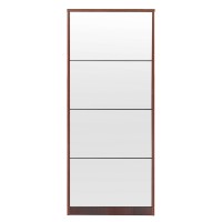 Παπουτσοθήκη ArteLibre LYKKE Καφέ Μοριοσανίδα-Μελαμίνη 50x24x148cm