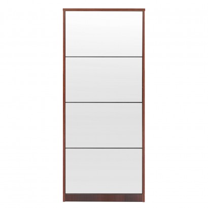 Παπουτσοθήκη ArteLibre LYKKE Καφέ Μοριοσανίδα-Μελαμίνη 50x24x148cm