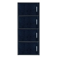 Ντουλάπα ArteLibre BEGONIA Μαύρο Μοριοσανίδα-Μελαμίνη 42x30x106.2cm