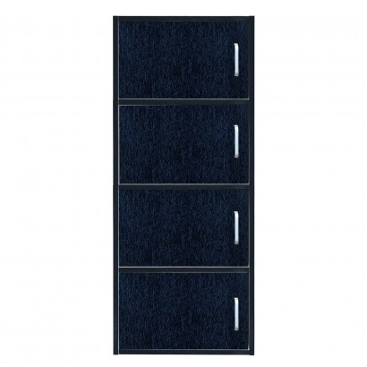 Ντουλάπα ArteLibre BEGONIA Μαύρο Μοριοσανίδα-Μελαμίνη 42x30x106.2cm