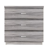 Συρταριέρα ArteLibre HAYHURST Γκρι Σκούρο Μοριοσανίδα-Μελαμίνη 60x40x63cm