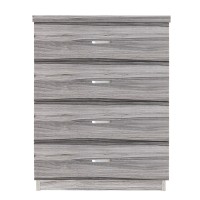 Συρταριέρα ArteLibre OCOLA Γκρι Σκούρο Μοριοσανίδα-Μελαμίνη 60x40x80cm