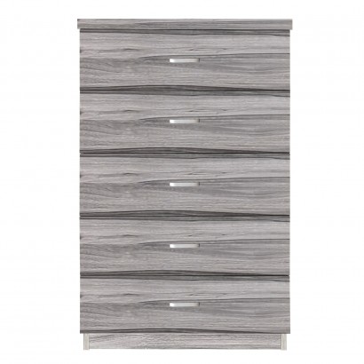 Συρταριέρα ArteLibre STONECROP Γκρι Σκούρο Μοριοσανίδα-Μελαμίνη 60x40x97cm