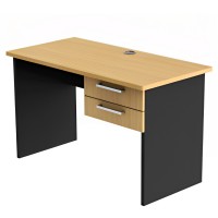 Γραφείο Επαγγελματικό ArteLibre EGLANTINE Φυσικό-Ανθρακί Μοριοσανίδα 120x60x75cm