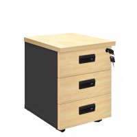 Συρταριέρα ArteLibre Γραφείου GALAX Φυσικό-Ανθρακί Μοριοσανίδα 40x40x63cm Συρταριέρα ArteLibre Γραφείου GALAX Φυσικό-Ανθρακί Μοριοσανίδα 40x40x63cm