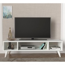 Έπιπλο Τηλεόρασης ArteLibre Samos Λευκό 120x35x40cm Έπιπλο Τηλεόρασης ArteLibre Samos Λευκό 120x35x40cm